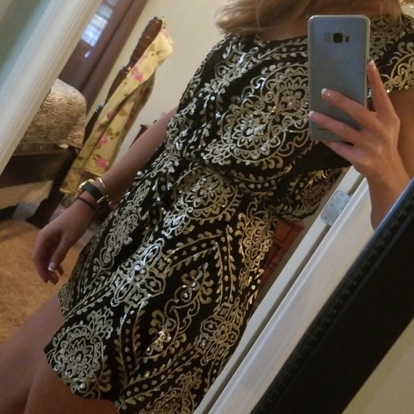 SEQUINS ROMPER - Picture 2 of 4